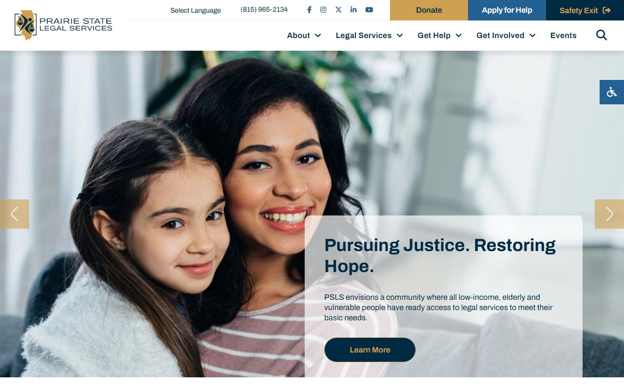 Prairie State Legal Services site for McHenry County probate records help
